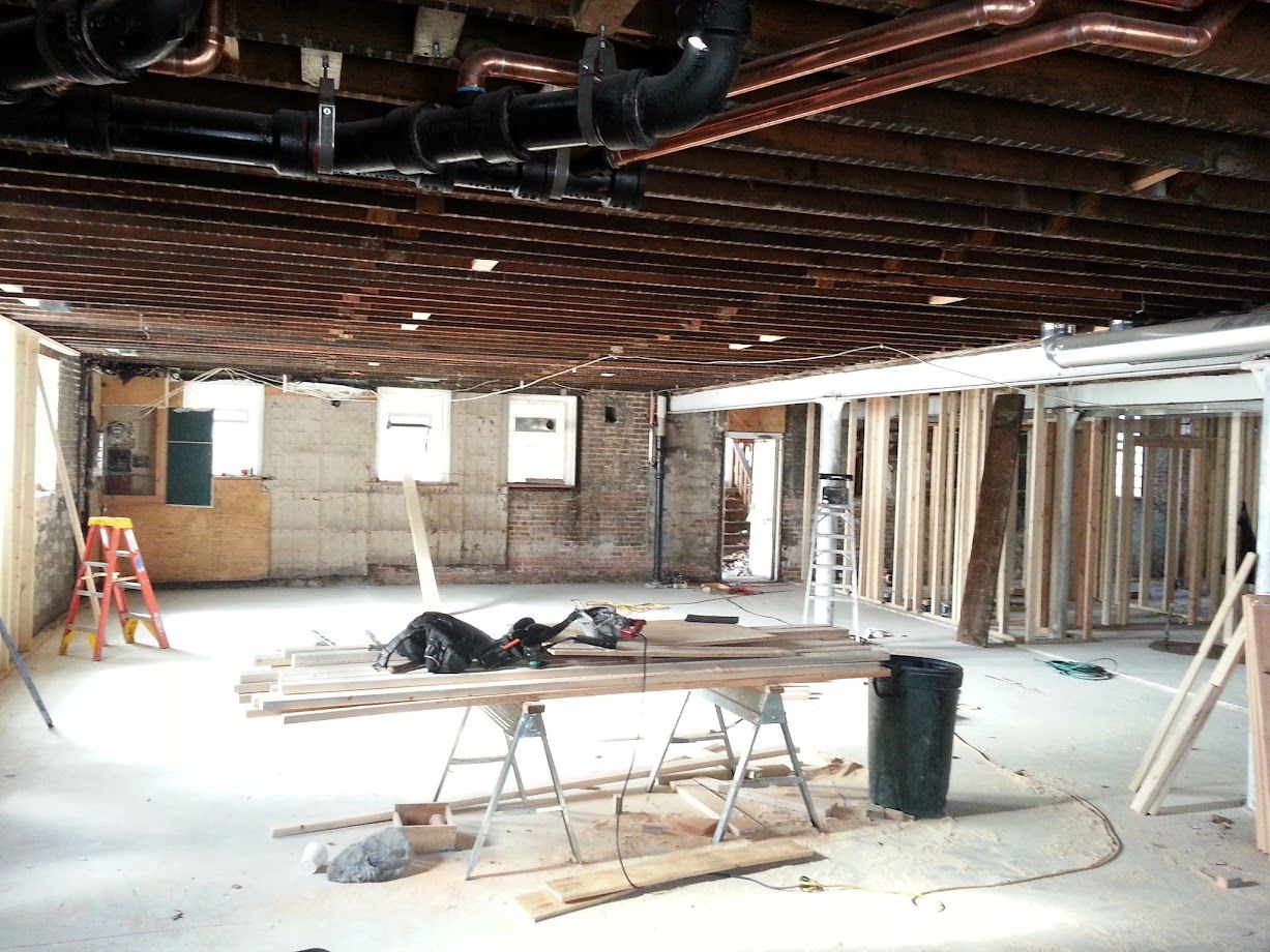 Rockwell interior under rehabilitation